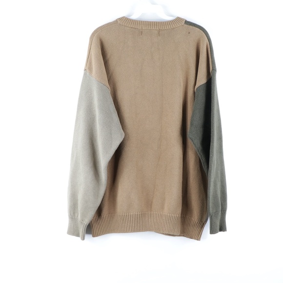 Vtg 90s Streetwear Color Block Crewneck Sweater - Picture 5 of 8